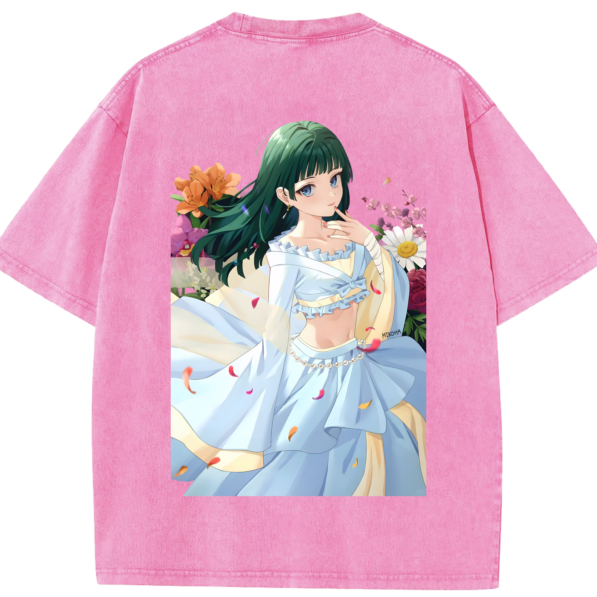 （画像用） 薬屋のひとりごと The Apothecary Diaries 綿100% ヴィンテージ風 半袖Tシャツ（背面プリント）